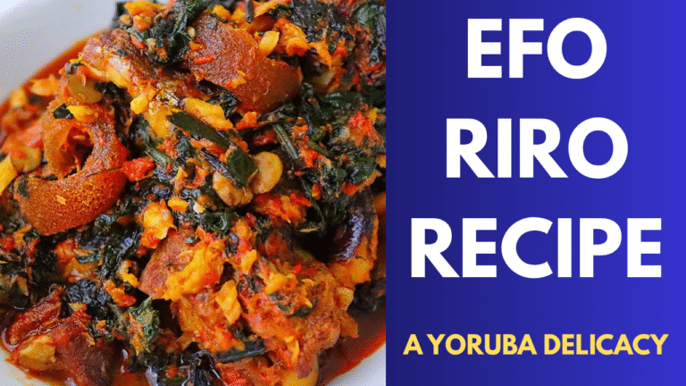 Efo riro soup recipe