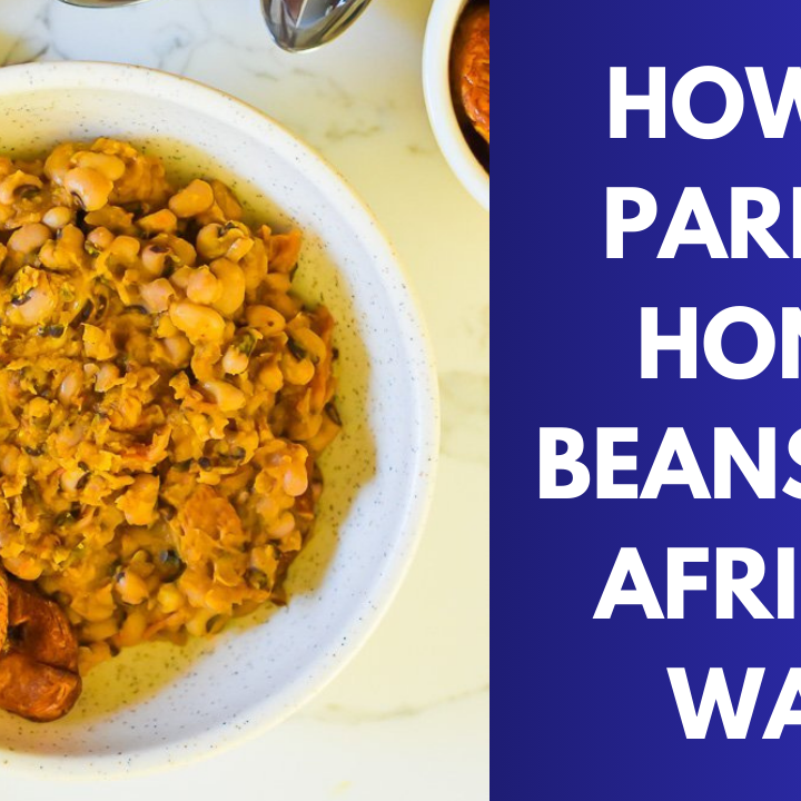 How to Parboil Honey Beans (the African Way)