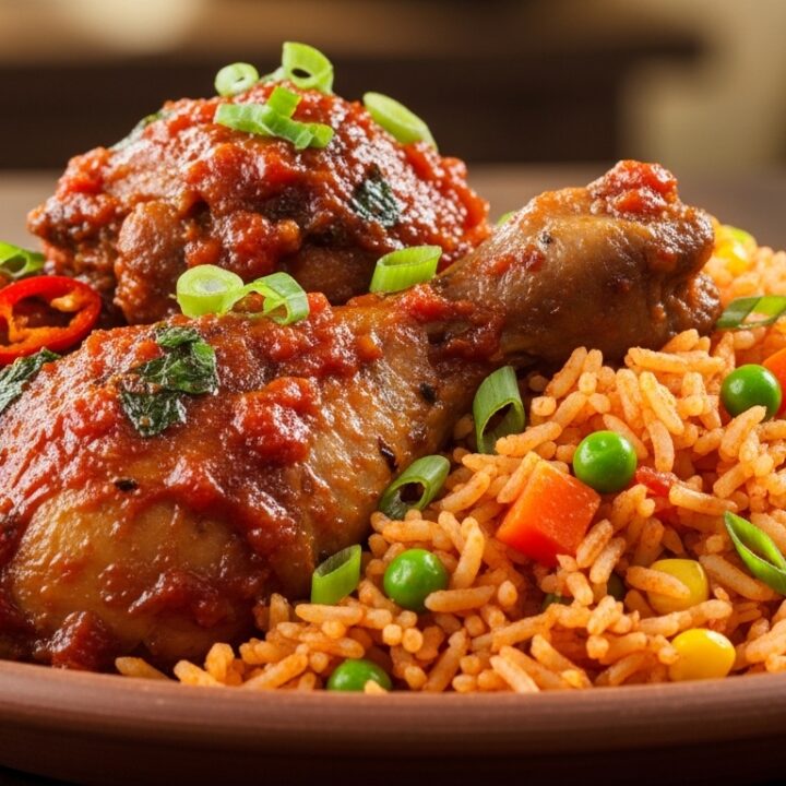 African chicken and rice