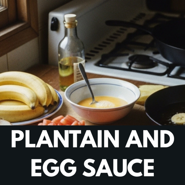 plantain and egg sauce recipe