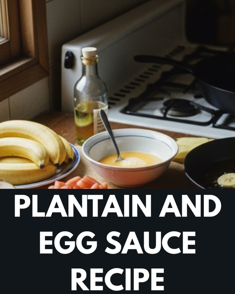 plantain and egg sauce recipe