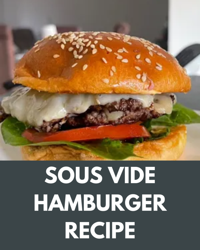 sous vide hamburger recipe