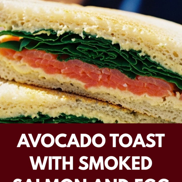 Hummus and Smoked Salmon Sandwich