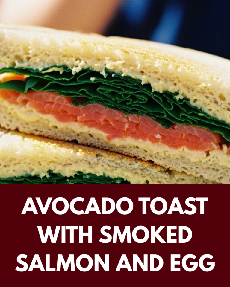 Hummus and Smoked Salmon Sandwich