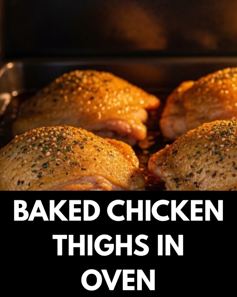 Baked Chicken Thighs in Oven