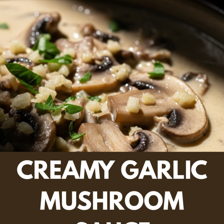 Creamy Garlic Mushroom Sauce