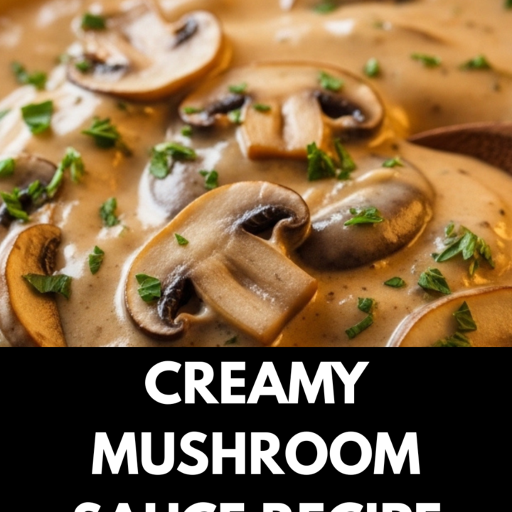 Creamy Mushroom Sauce Recipe