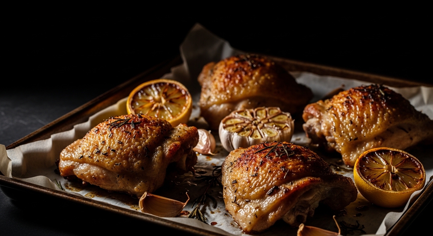 Crispy Baked Chicken Thighs Recipe