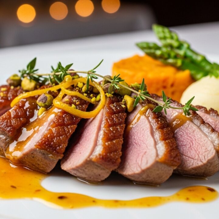 Duck Breast with Orange Sauce