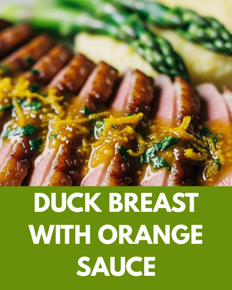 Duck Breast with Orange Sauce