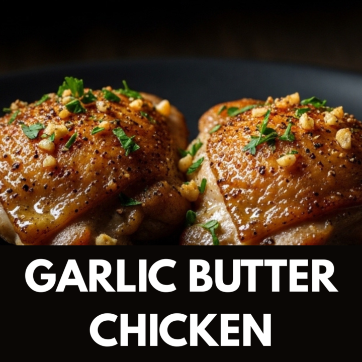 garlic butter chicken thighs (stove top)