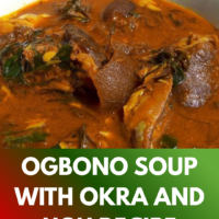 Ogbono Soup with Okra and Ugu Recipe