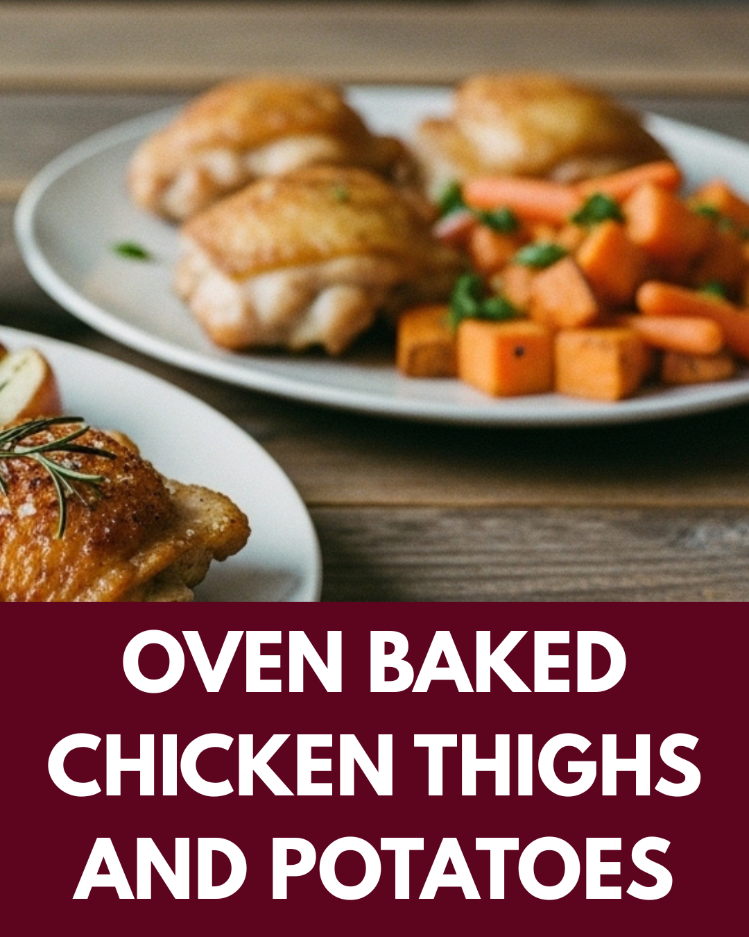 Oven Baked Chicken Thighs and Potatoes