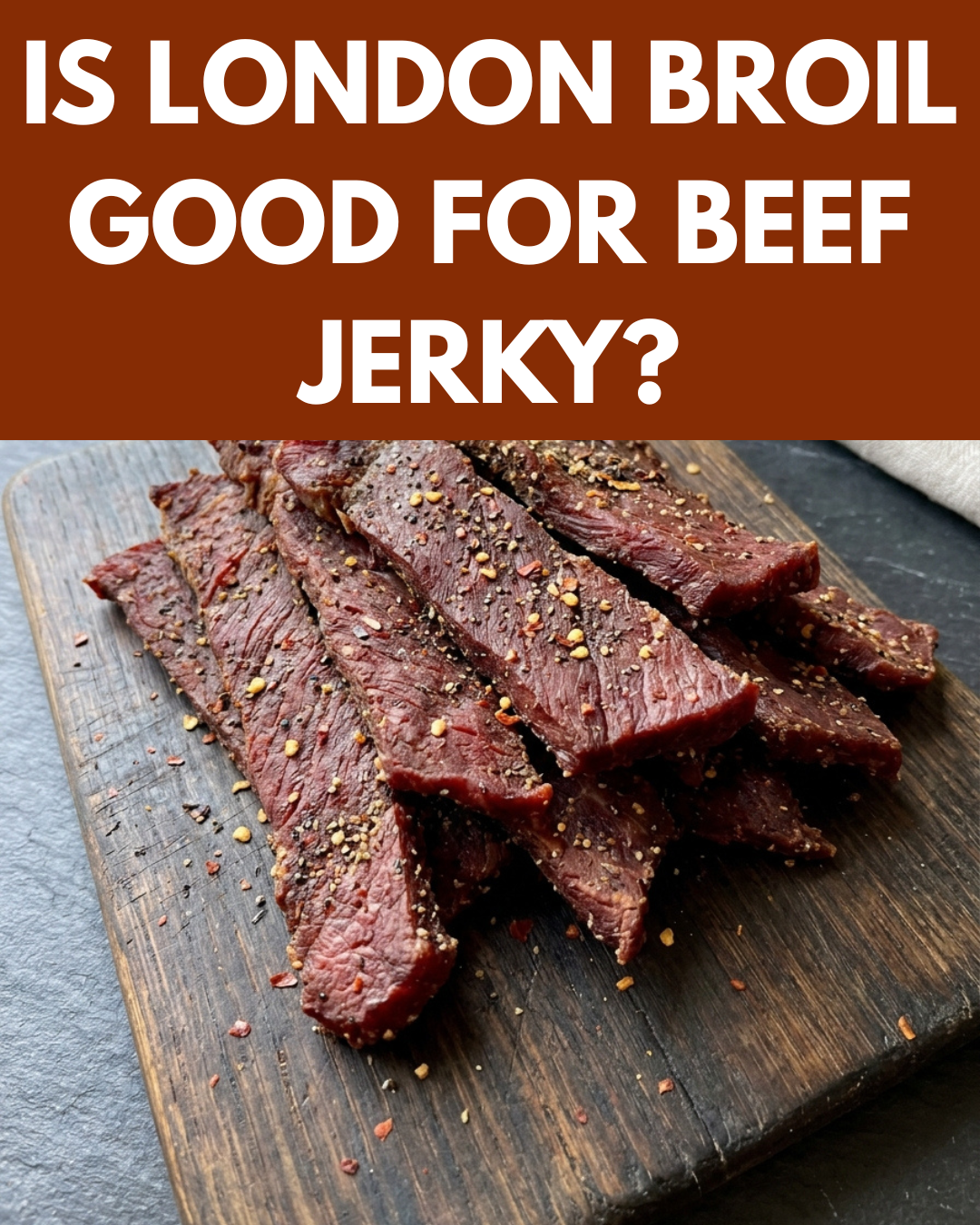 Is London Broil Good for Beef Jerky?