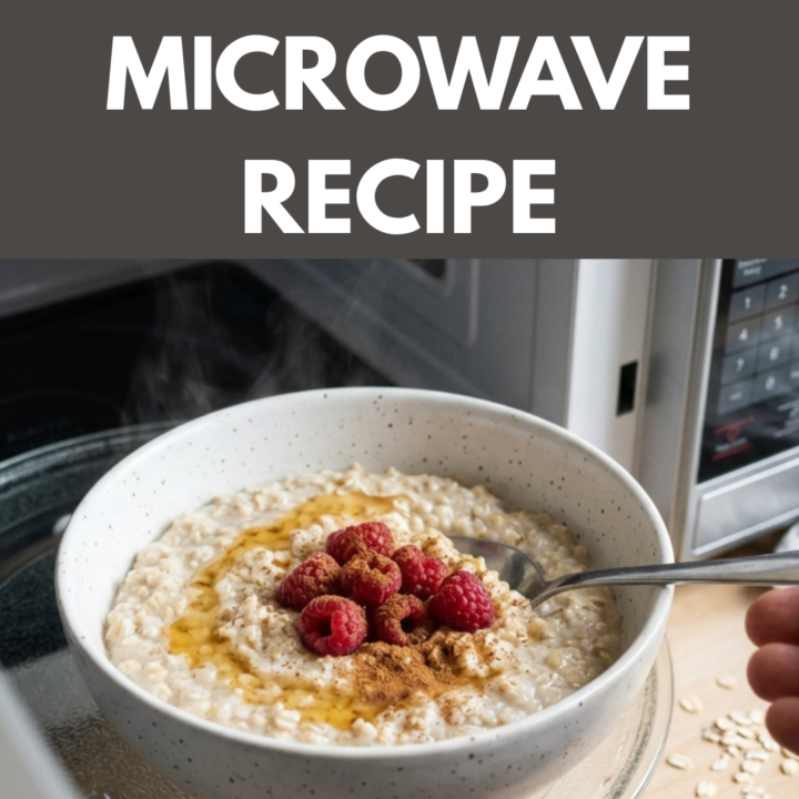 Porridge oats microwave recipe