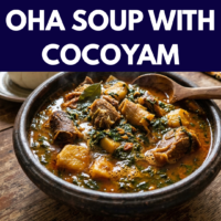 how to cook oha soup with cocoyam