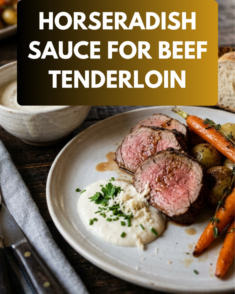 Horseradish Sauce for Beef Tenderloin