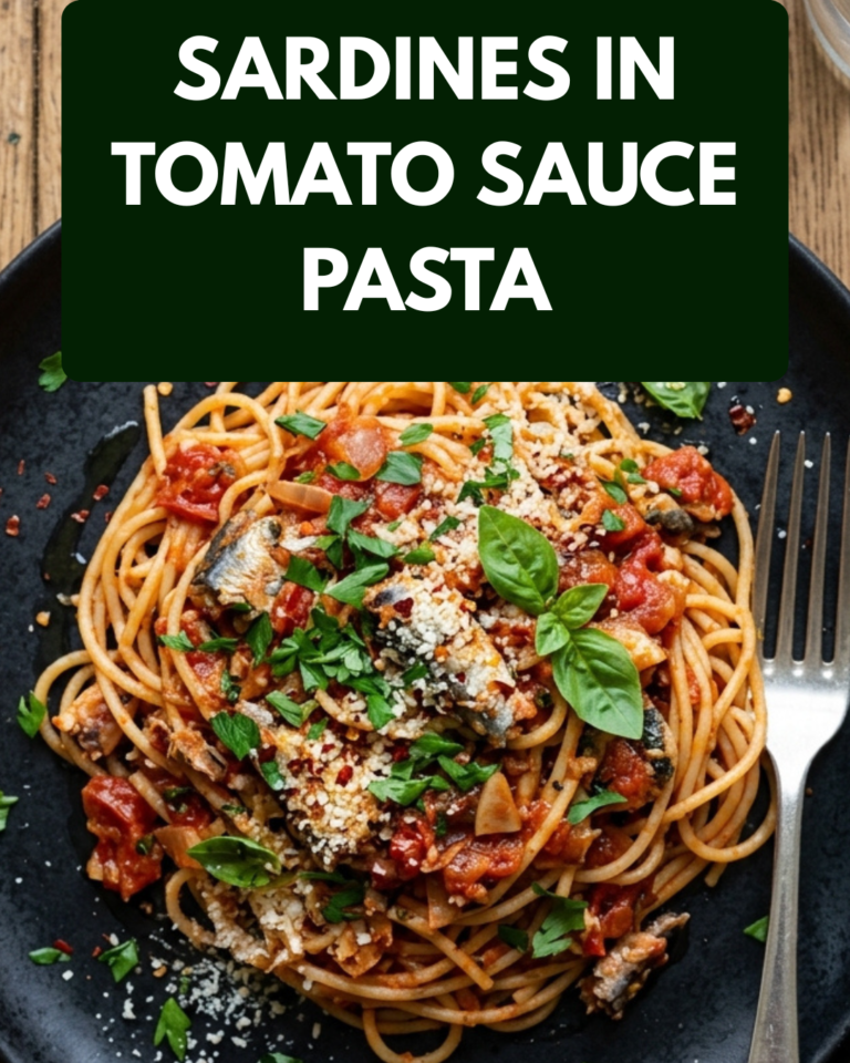 Sardines in Tomato Sauce Pasta