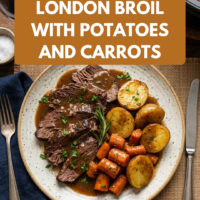 Slow Cooker London Broil with Potatoes and Carrots
