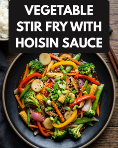 Vegetable Stir Fry with Hoisin Sauce