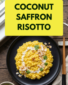 Coconut Saffron Risotto
