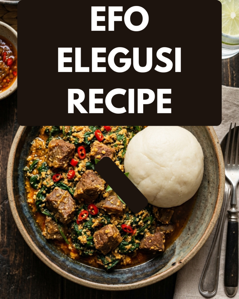 Efo Elegusi Recipe