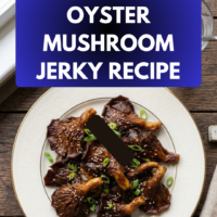 This teriyaki oyster mushroom jerky recipe has become one of my favorite homemade snacks because it delivers everything I love in traditional jerky without using meat. Oyster mushrooms naturally develop a chewy texture after baking or dehydrating, making them an excellent plant based alternative.