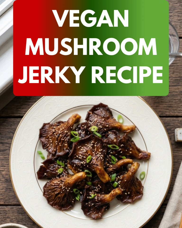 Vegan Mushroom Jerky Recipe