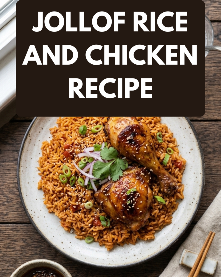 jollof rice and chicken recipe