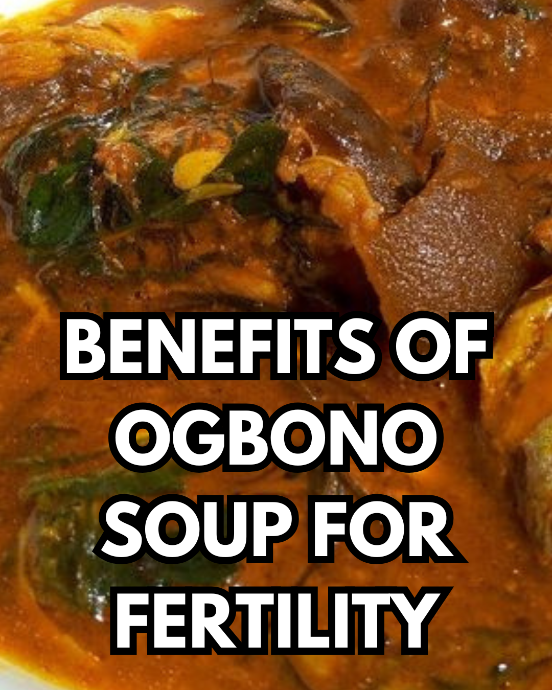 benefits of ogbono soup for fertility