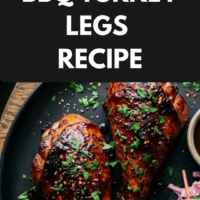 BBQ turkey legs